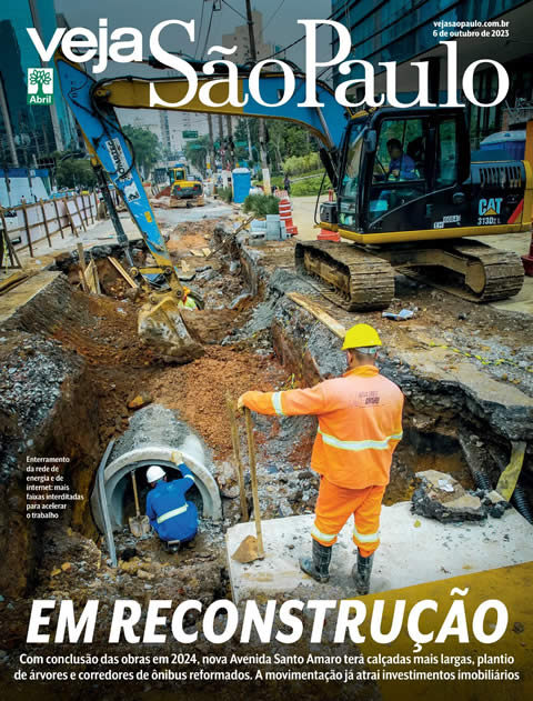 Capa da Revista VEJA SP - Equipamentos da Romptec Capa da Revista VEJA SP - Equipamentos da Romptec